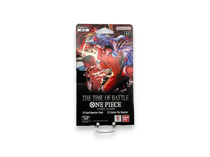 One Piece TCG English OP-16 The Time of Battle Booster Sleeved Pack