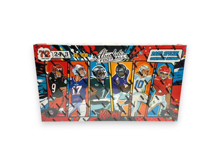 2025 Panini Absolute Football KABOOM! NFL Special Countdown Calendar New Sealed