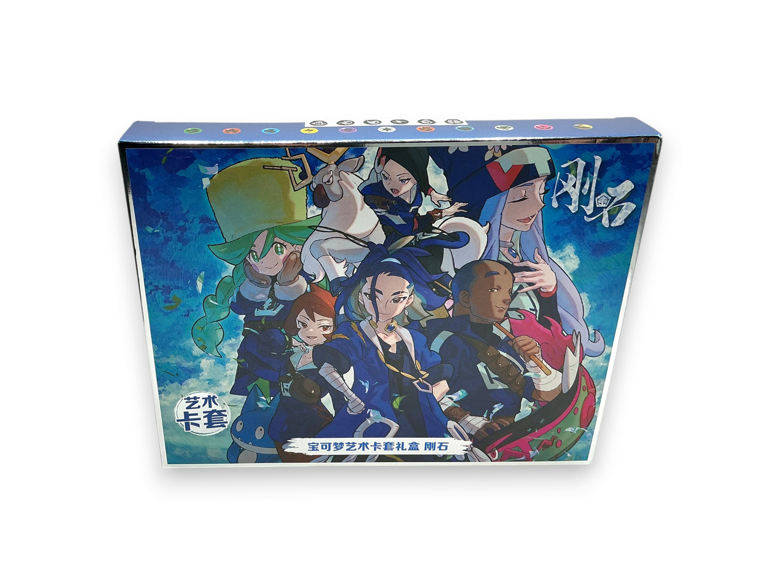 Lowkey Stock Pokemon Sword and Shield Adaman card book gift box featuring vibrant character illustrations