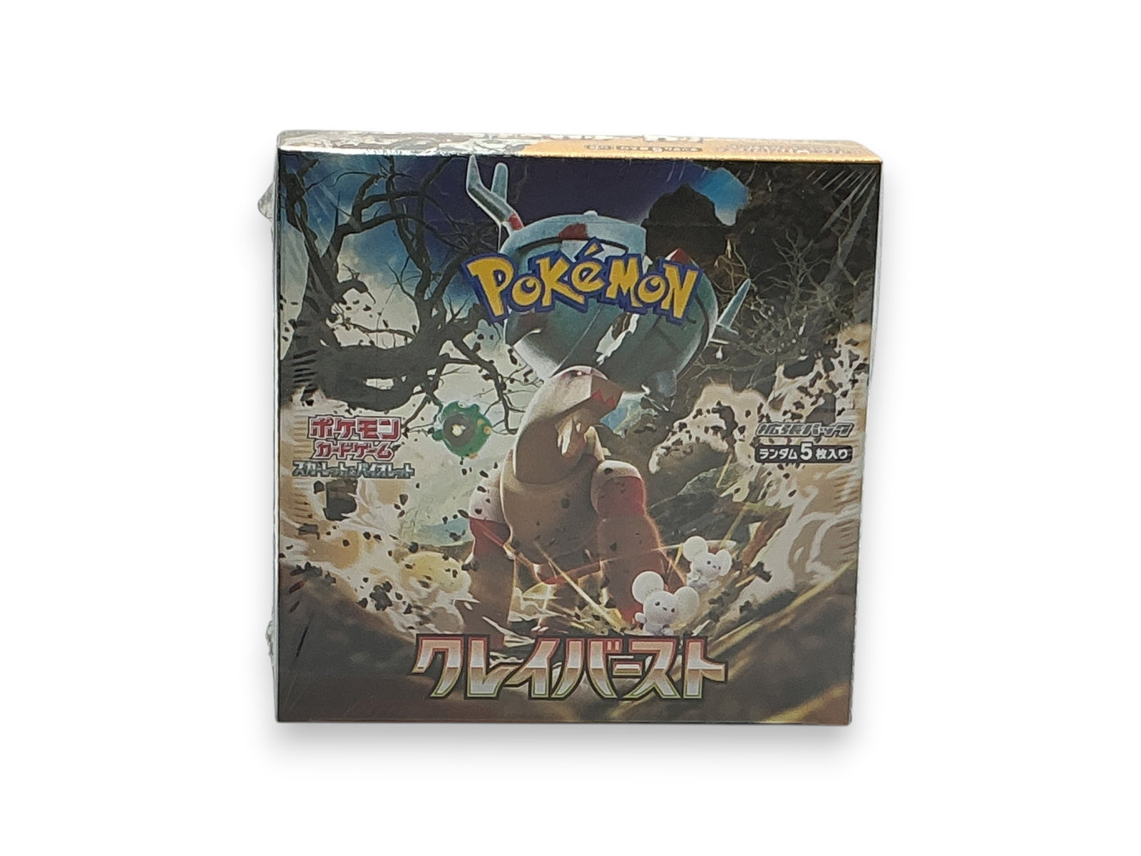 Lowkey Stock factory sealed Japanese Pokemon Clay Burst booster box with original shrink wrap