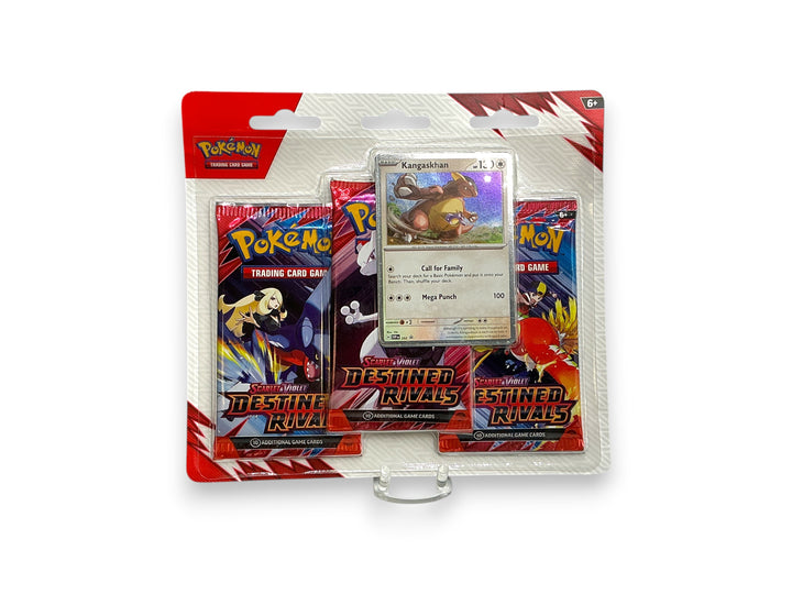 Pokemon Destined Rivals 3-Pack Blister Kangaskhan Sealed