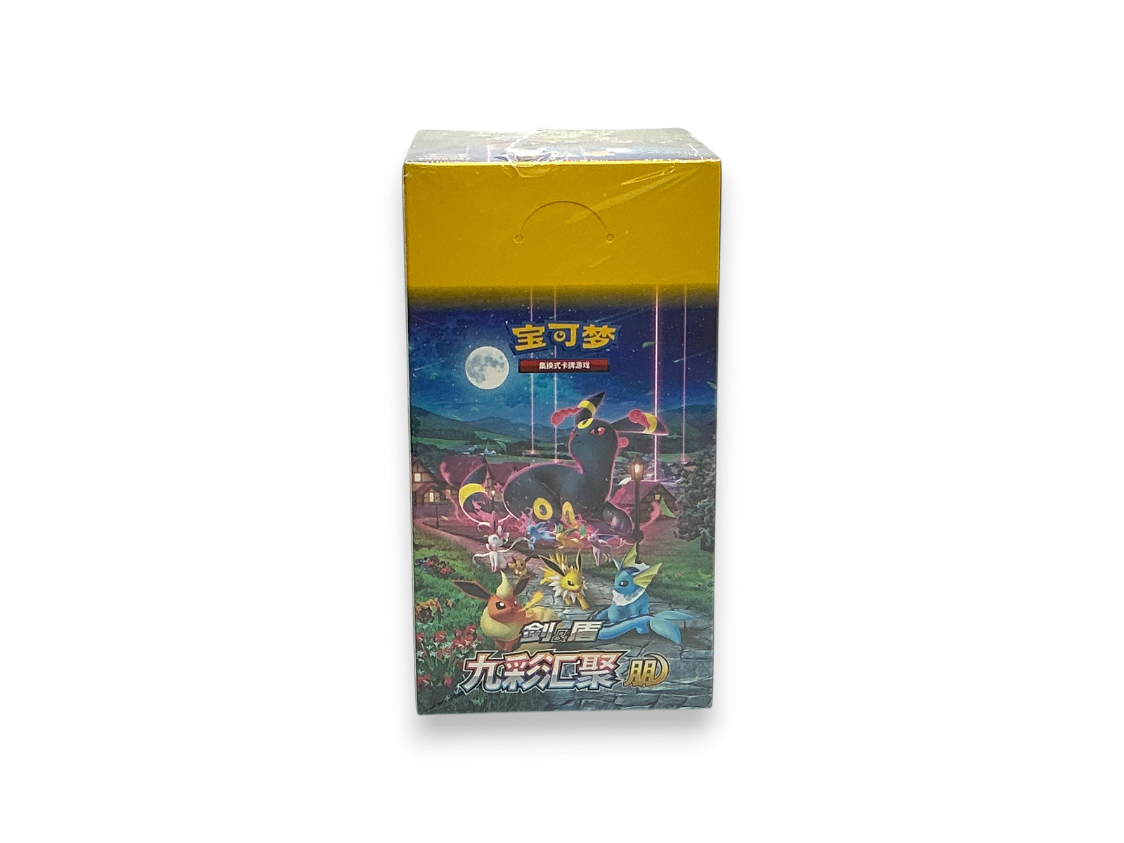 Lowkey Stock sealed 24 pack Pokemon TCG Eevee Heroes Nine Colors Gathering booster box with Eeveelution artwork