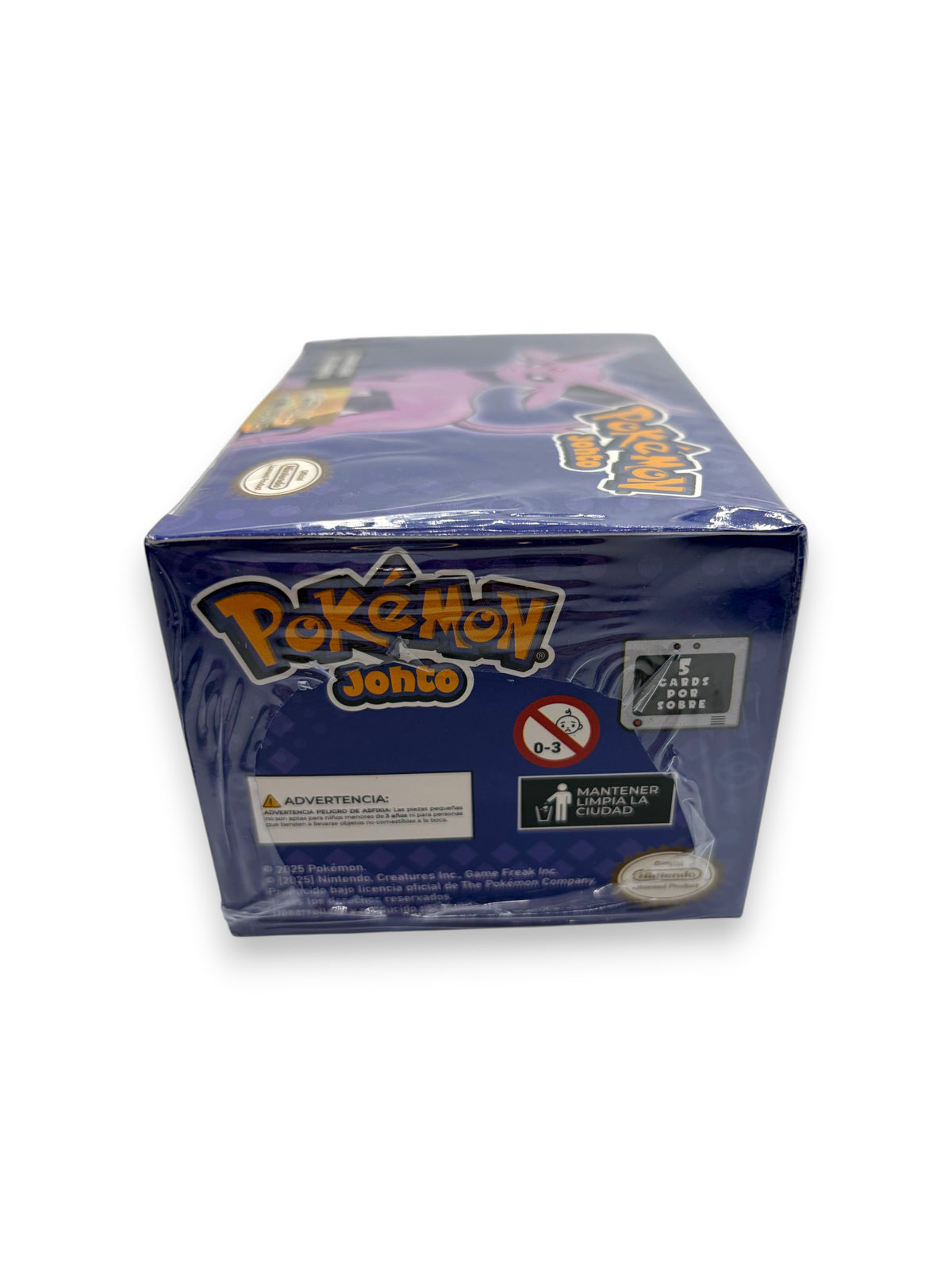 Lowkey Stock Pokemon Full House Johto Espeon box in blue packaging with character illustration and card details