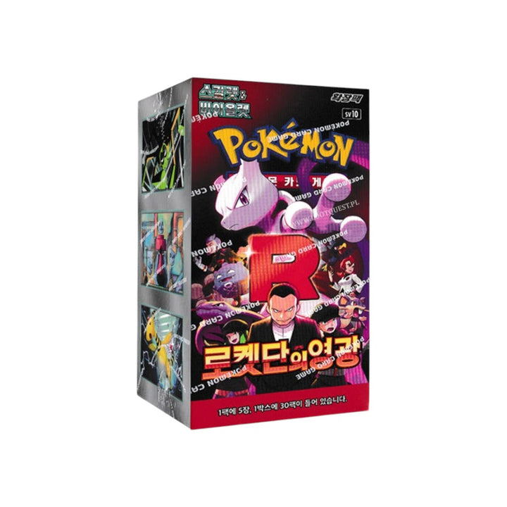 Pokémon Card Game Scarlet & Violet - The Glory of Team Rocket Booster Box (Korean)