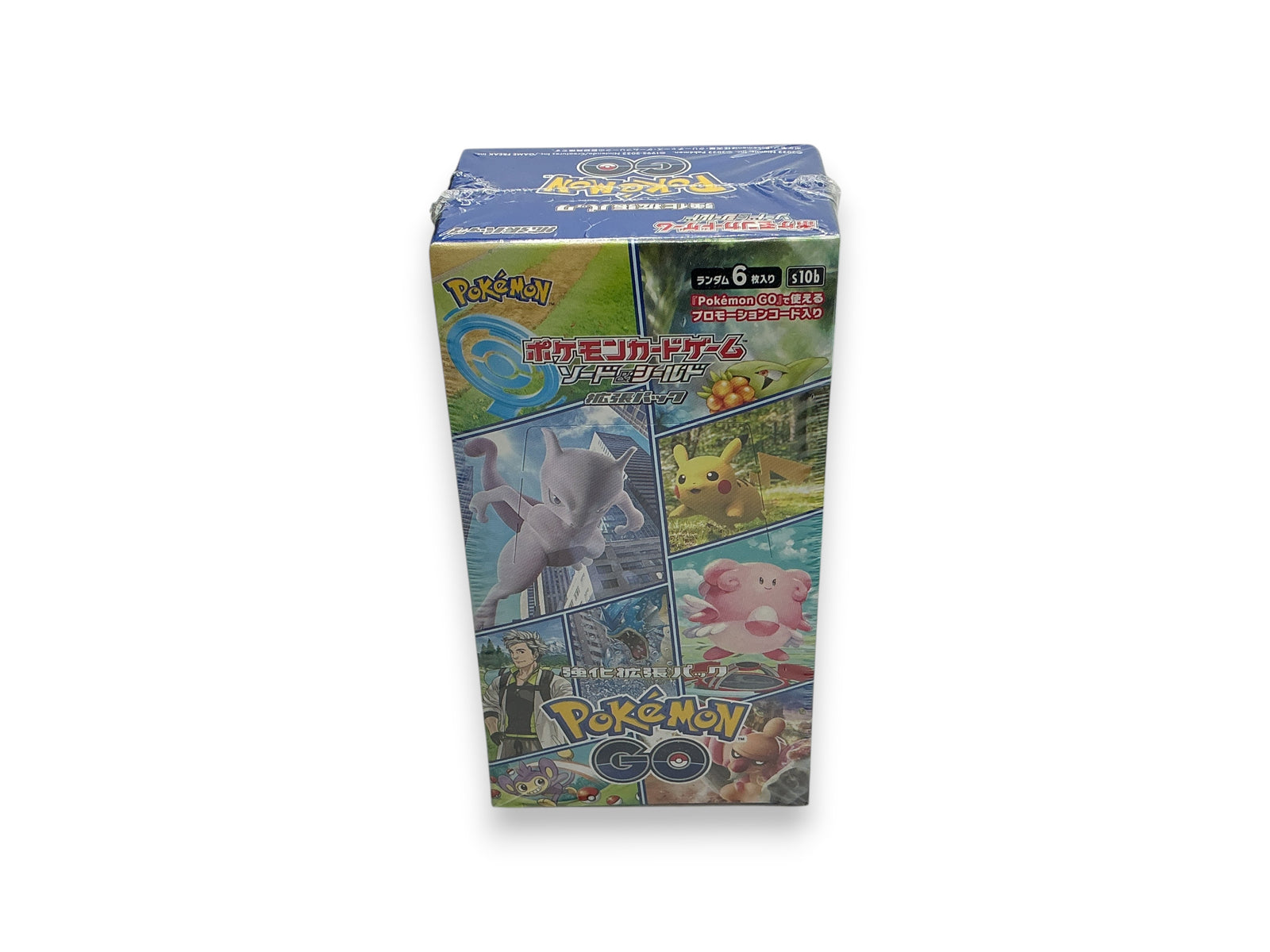 Lowkey Stock factory sealed Japanese Pokemon TCG Pokemon Go s10b booster box featuring Mew and Pikachu artwork