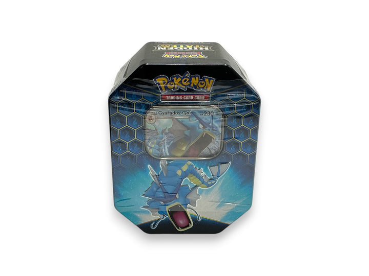 Pokemon TCG Hidden Fates - Gyarados ex Tin - 4 booster packs