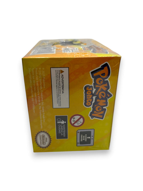 Lowkey Stock sealed Pokemon Johto Umbreon Full House box side view with yellow packaging and safety warnings
