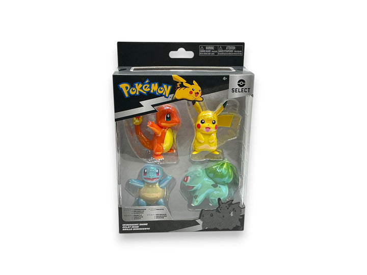Pokemon Select Battle Figures - Kanto Starters - Iridescent Shine