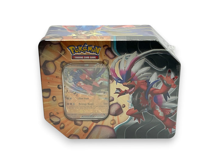 Pokemon Slashing Legends Tin - Koraidon EX - Factory Sealed-w/ 5 Booster Packs