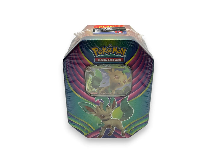 Pokemon Leafeon GX tin  FACTORY SEALED (4 packs) 2018