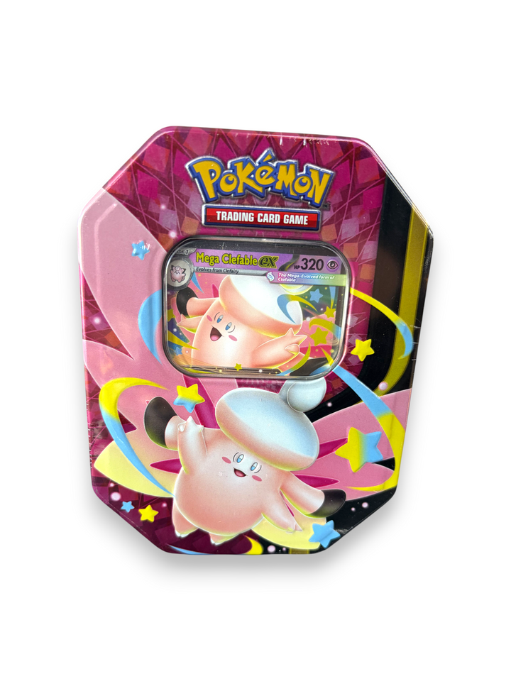 Pokemon: Mega Moonlit Tin - Mega Clefable ex