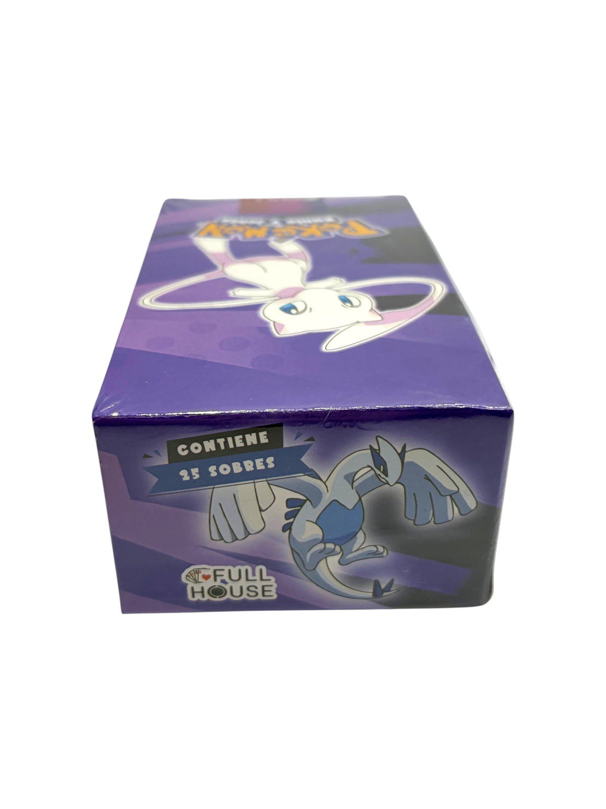 Lowkey Stock Pokémon Full House Kanto & Johto Mew Edition sticker box featuring Mew and Lugia illustrations
