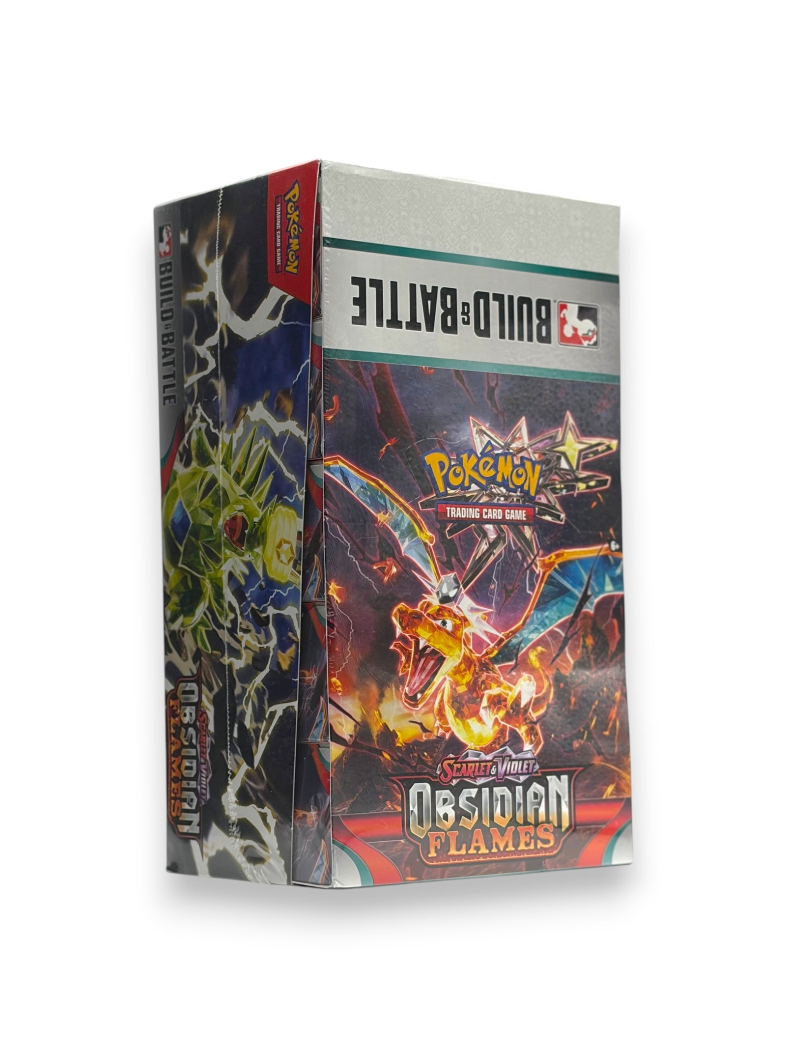 Lowkey Stock factory sealed Pokemon TCG Scarlet and Violet Obsidian Flames Build and Battle display box