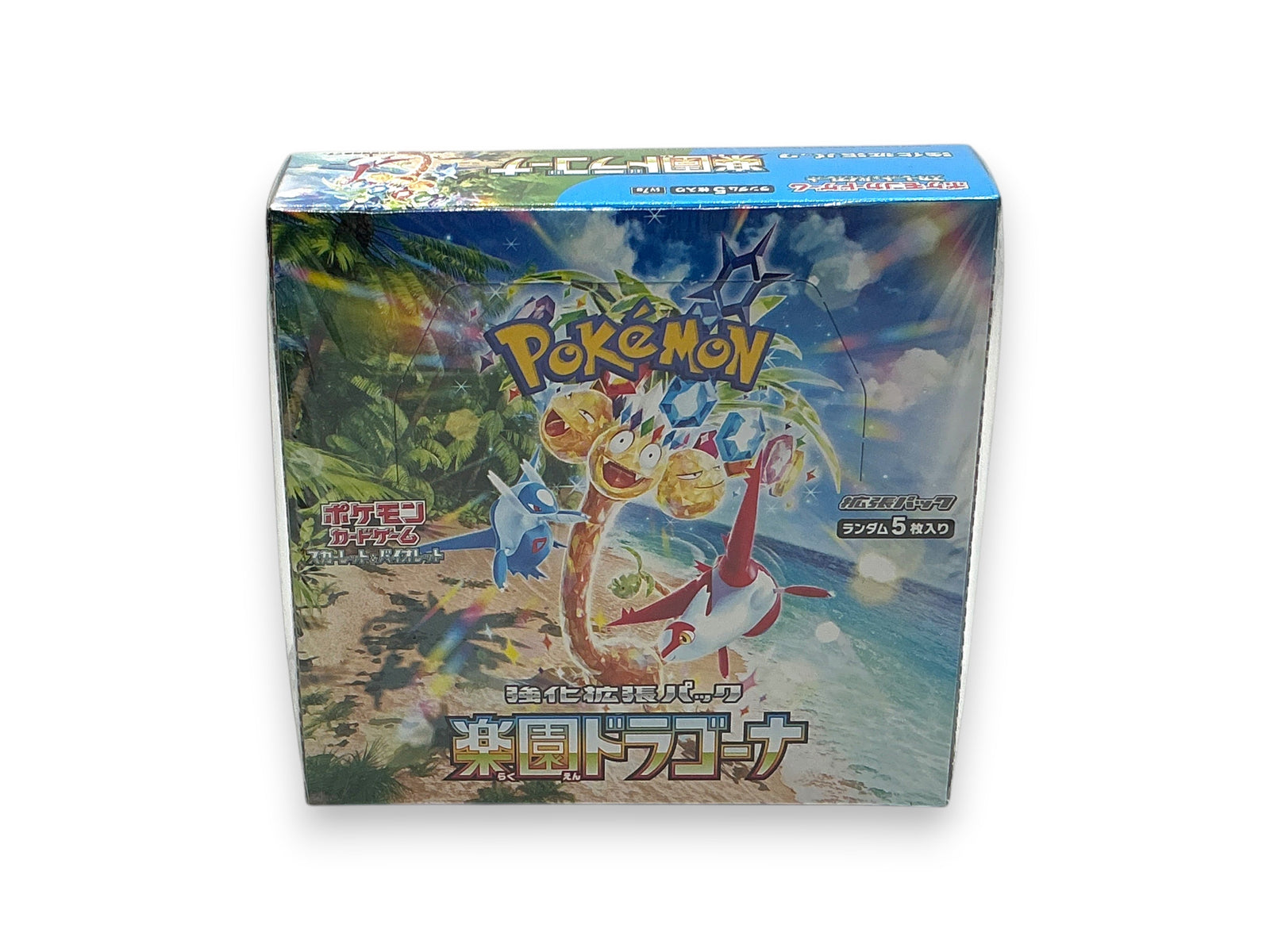Lowkey Stock Pokemon Paradise Dragona sv7a Japanese booster box with original factory shrink wrap