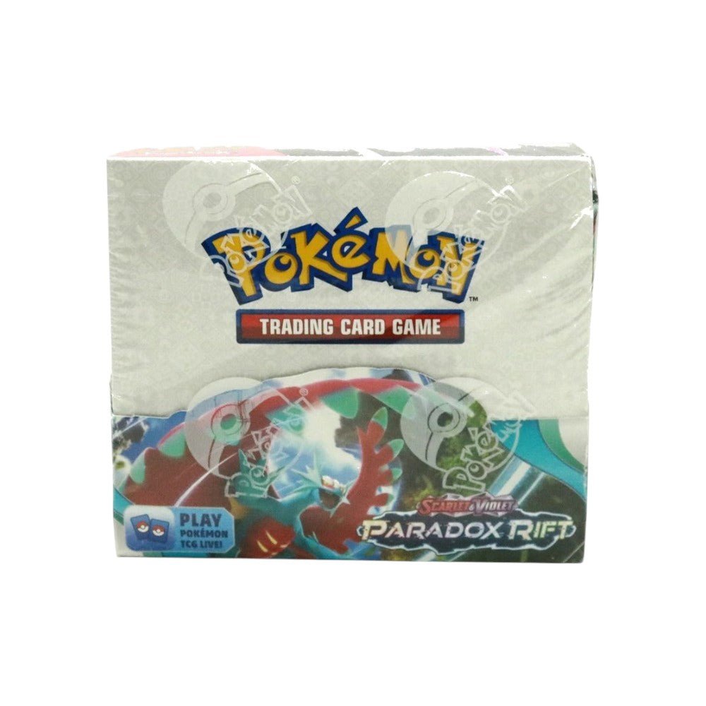 Lowkey Stock factory sealed Pokémon TCG Scarlet & Violet Paradox Rift booster display box with 36 card packs