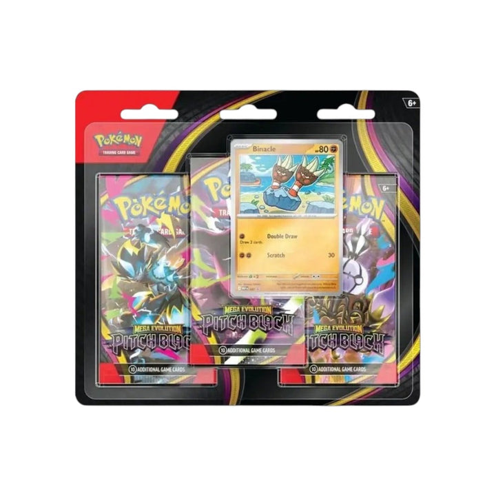 Pokémon TCG: Mega Evolution - Pitch Black 3-Pack Blister