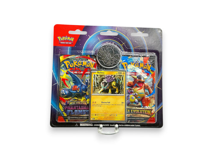 Pokemon Mega Evolution & Phantasmal Flames 2-Pack Blister Sealed - Raikou NEW