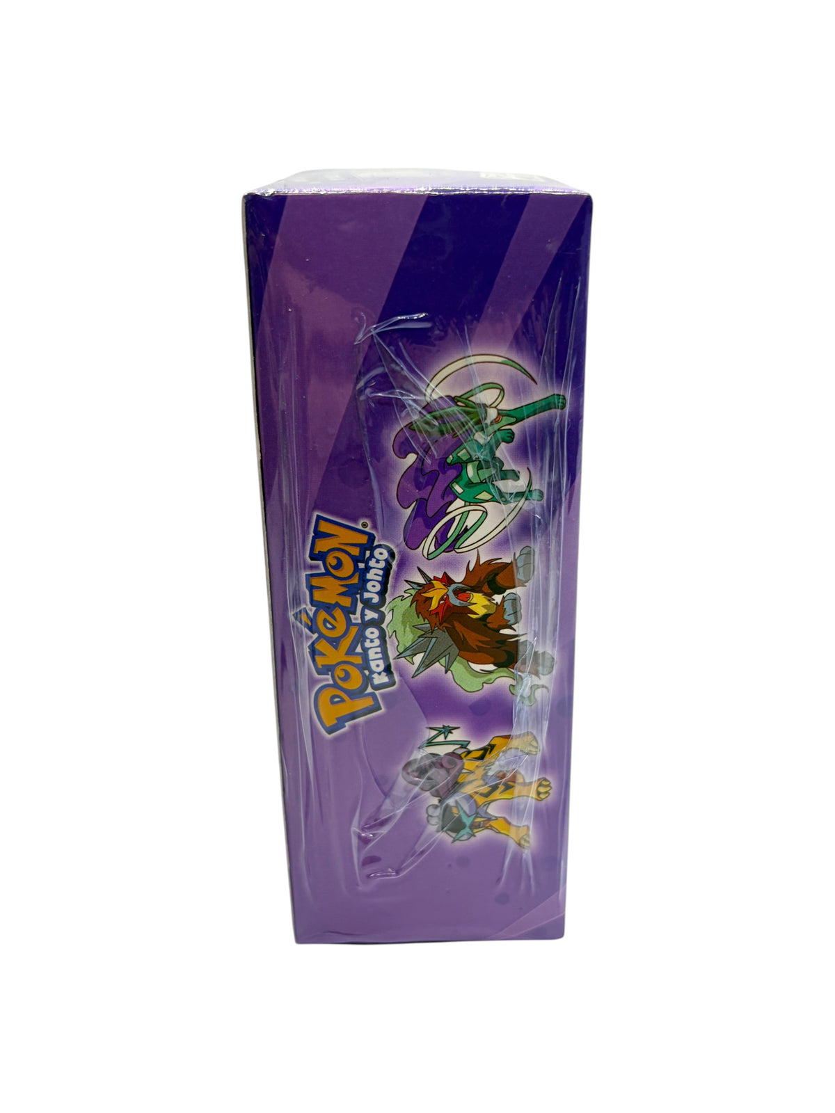 Lowkey Stock Pokémon Full House Kanto & Johto Mew Edition sticker box side view in purple packaging