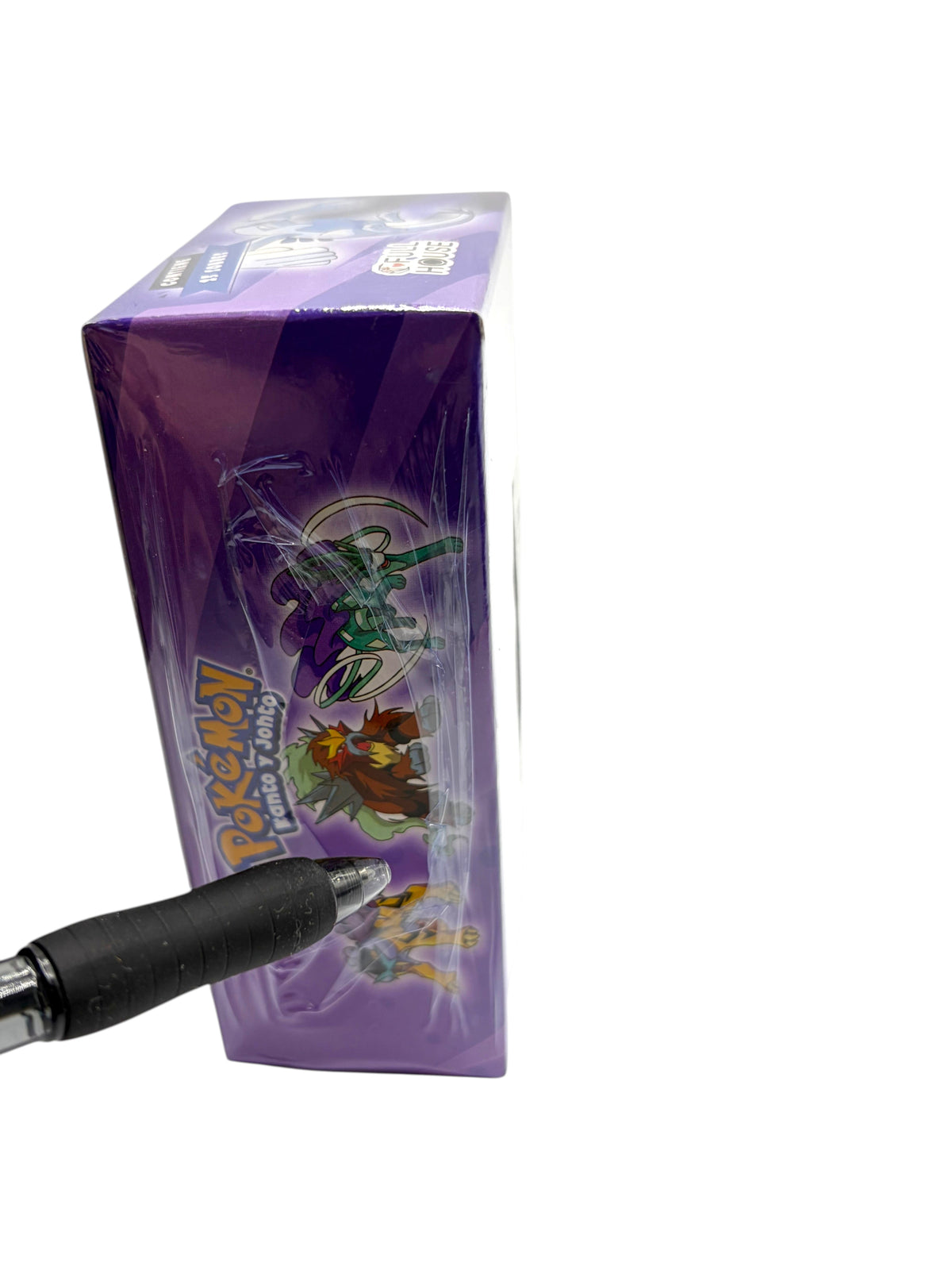 Lowkey Stock Pokémon Full House Kanto and Johto Mew Edition sticker box in purple packaging with plastic wrap