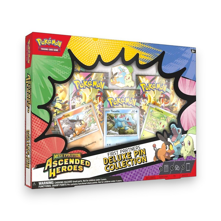 Pokémon TCG: Mega Evolution - Ascended Heroes First Partners Deluxe Pin Collection