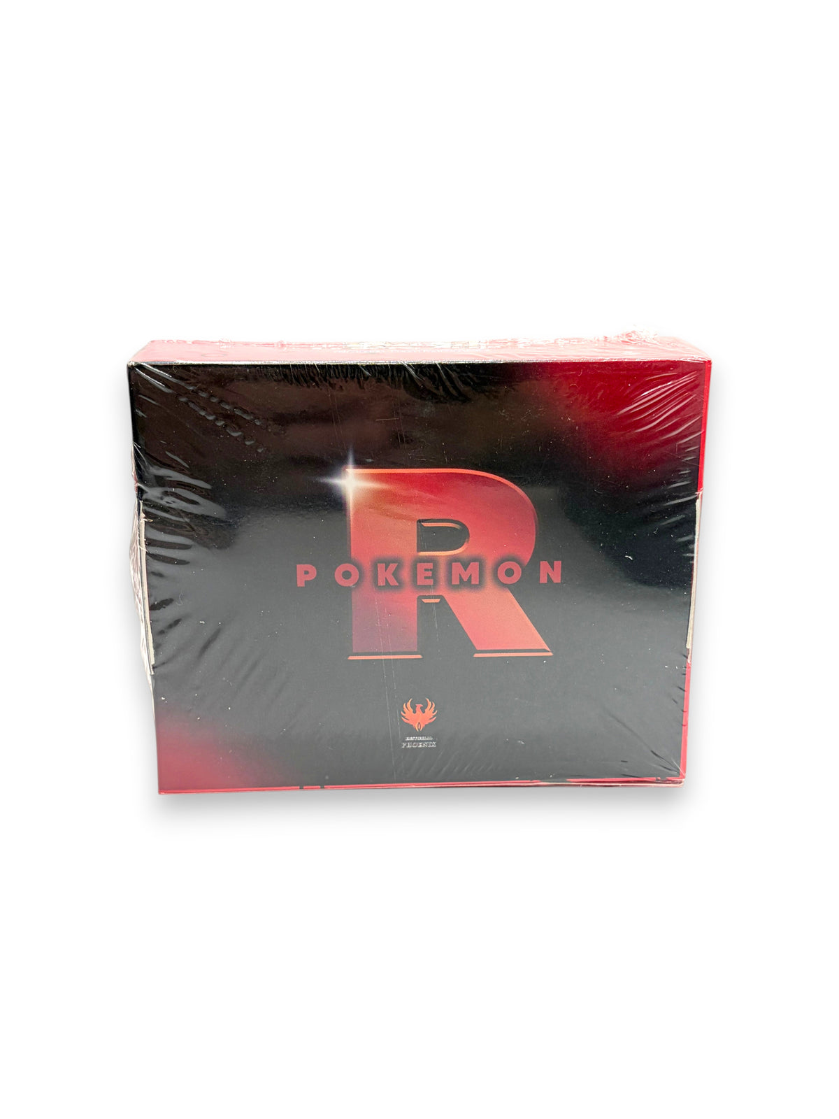 Lowkey Stock sealed Pokemon Team Rocket Database unlicensed box set featuring a large red R logo on black background