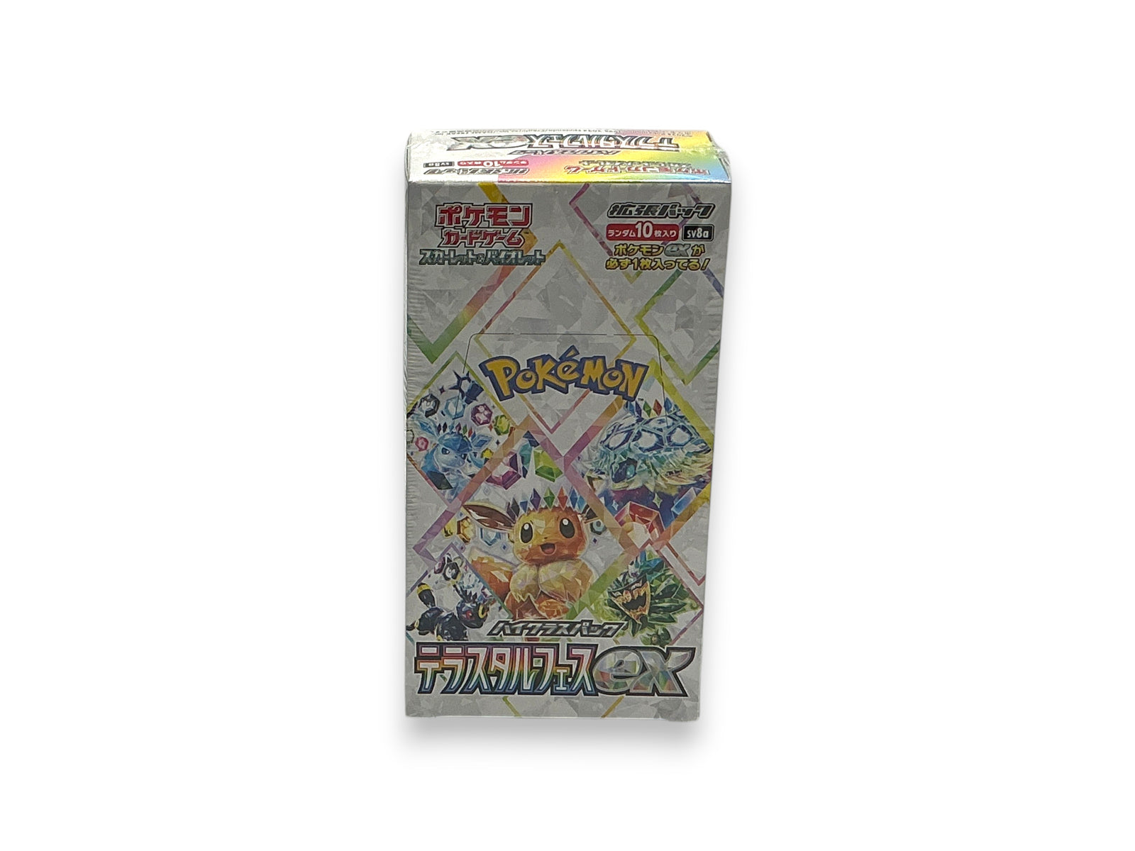 Lowkey Stock sealed Japanese Pokemon TCG Scarlet & Violet Terastal Fest ex booster box featuring Eevee artwork