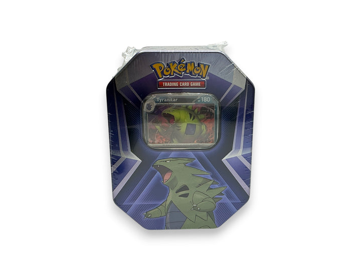 Pokemon TCG Triple Whammy Collector Tin - Tyranitar with 3 Booster Packs
