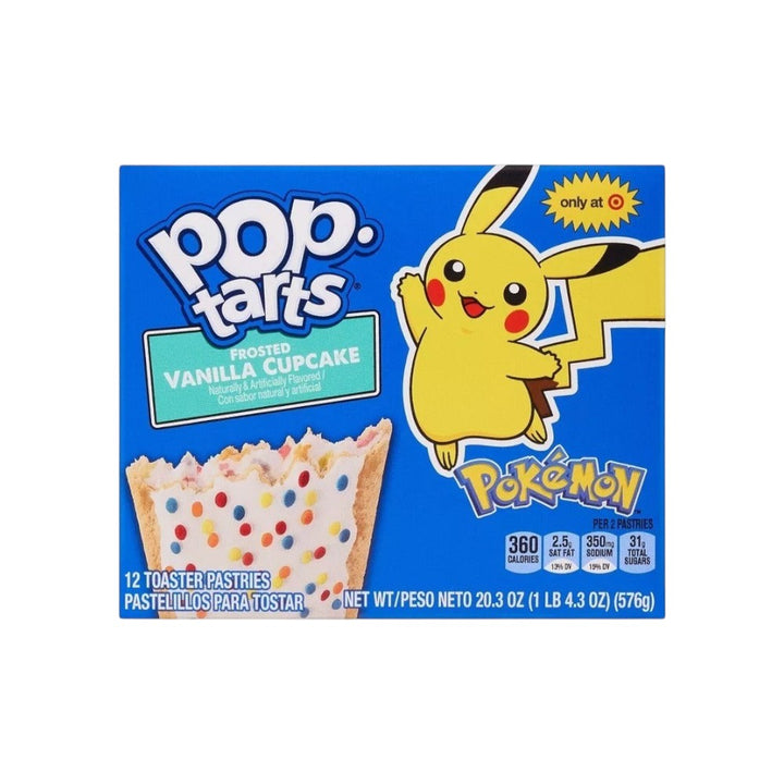 Pop-Tarts Pokémon Frosted Vanilla Cupcake Toaster Pastries (12 Count)