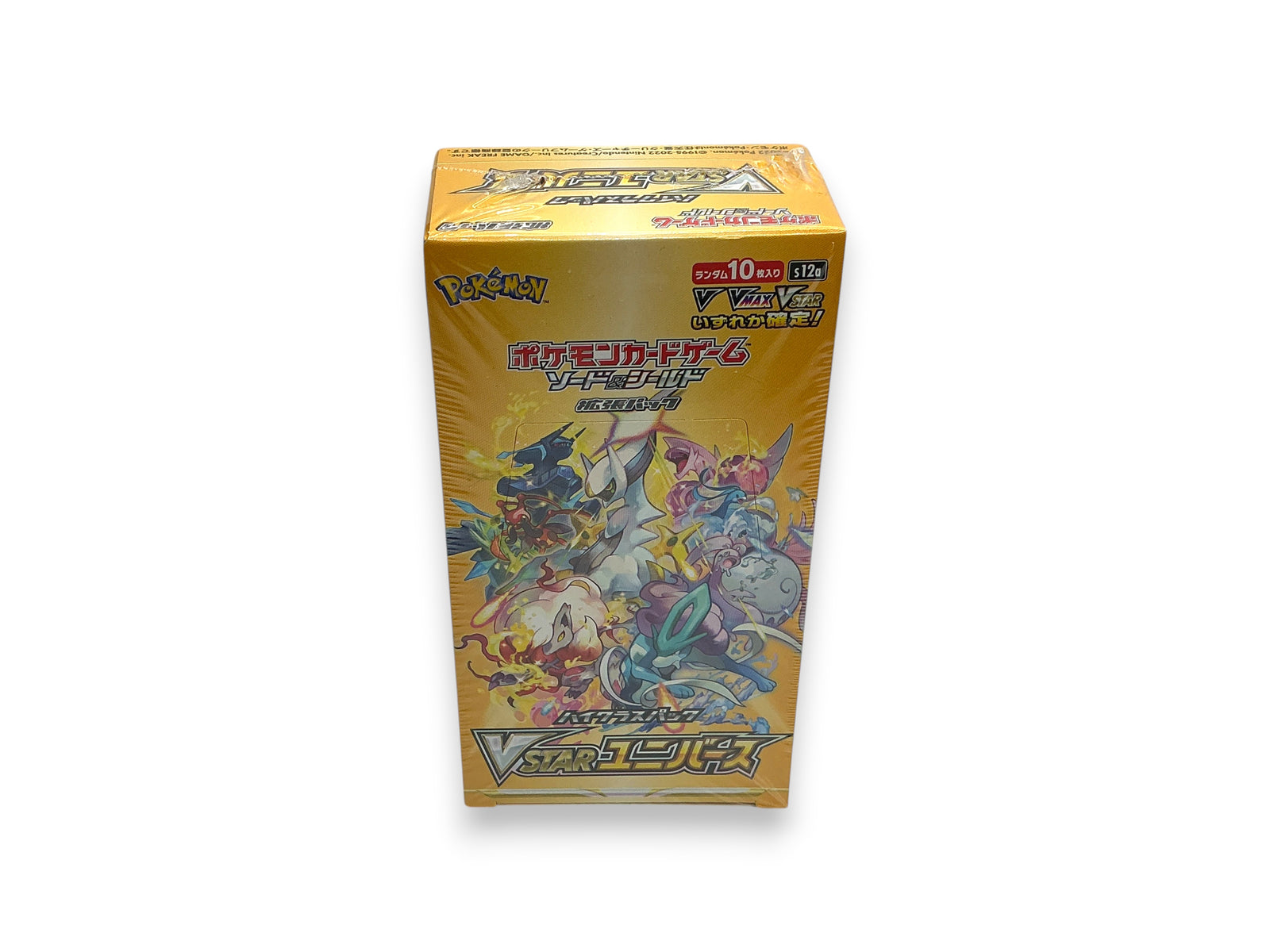 Lowkey Stock sealed Pokemon VSTAR Universe S12a Japanese booster box featuring colorful legendary character artwork