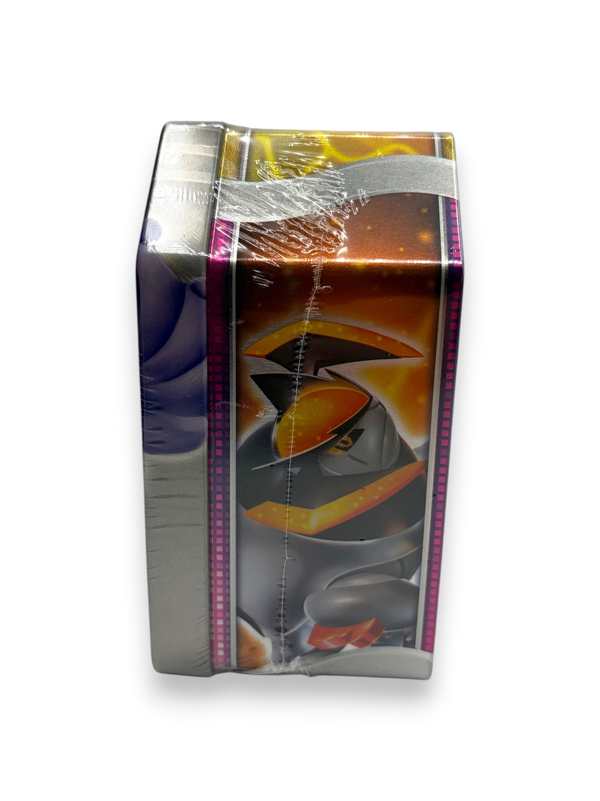Lowkey Stock Pokémon TCG Paradox Destinies Tin featuring Raging Bolt ex in factory sealed packaging