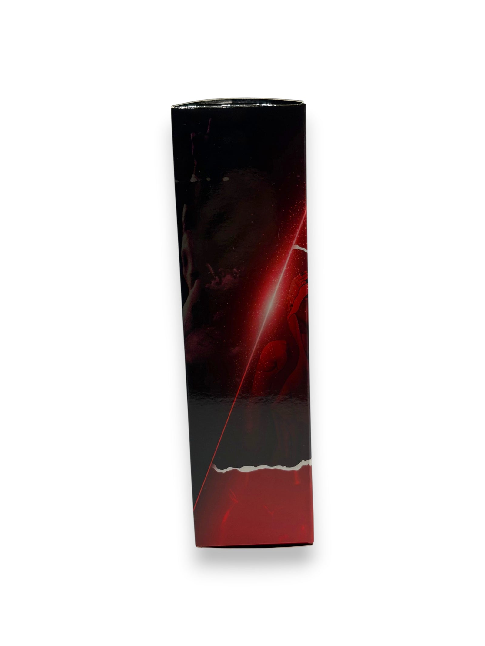 Lowkey Stock Epic Chella Toys Uncensored Sabu action figure packaging side view with red and black graphic design