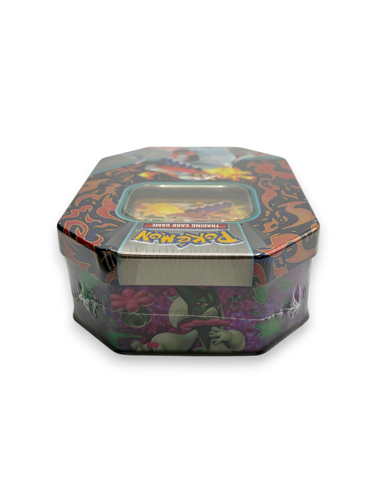 Lowkey Stock sealed Pokemon TCG Paldea Partners tin featuring Skeledirge ex artwork on a metallic container