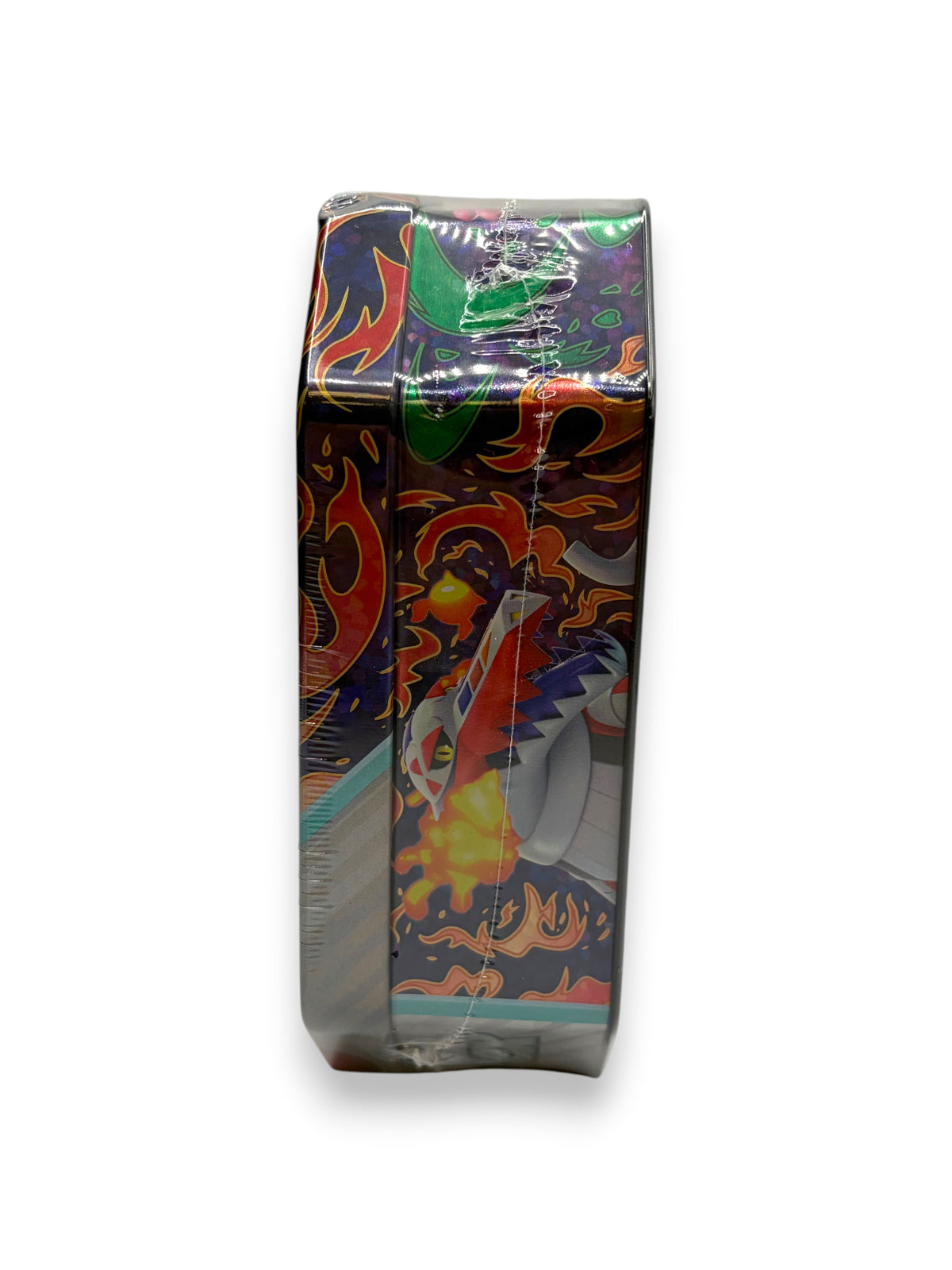 Lowkey Stock sealed Pokemon TCG Paldea Partners tin featuring Skeledirge ex character art on a metallic side panel