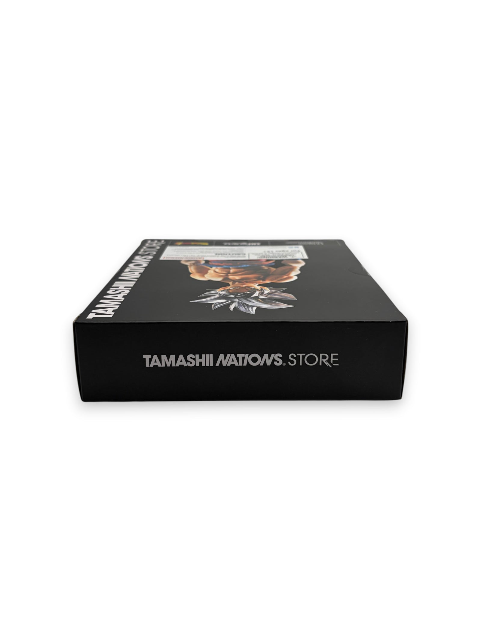 Lowkey Stock S.H.Figuarts Son Goku Ultra Instinct action figure packaging box with Tamashii Nations Store branding