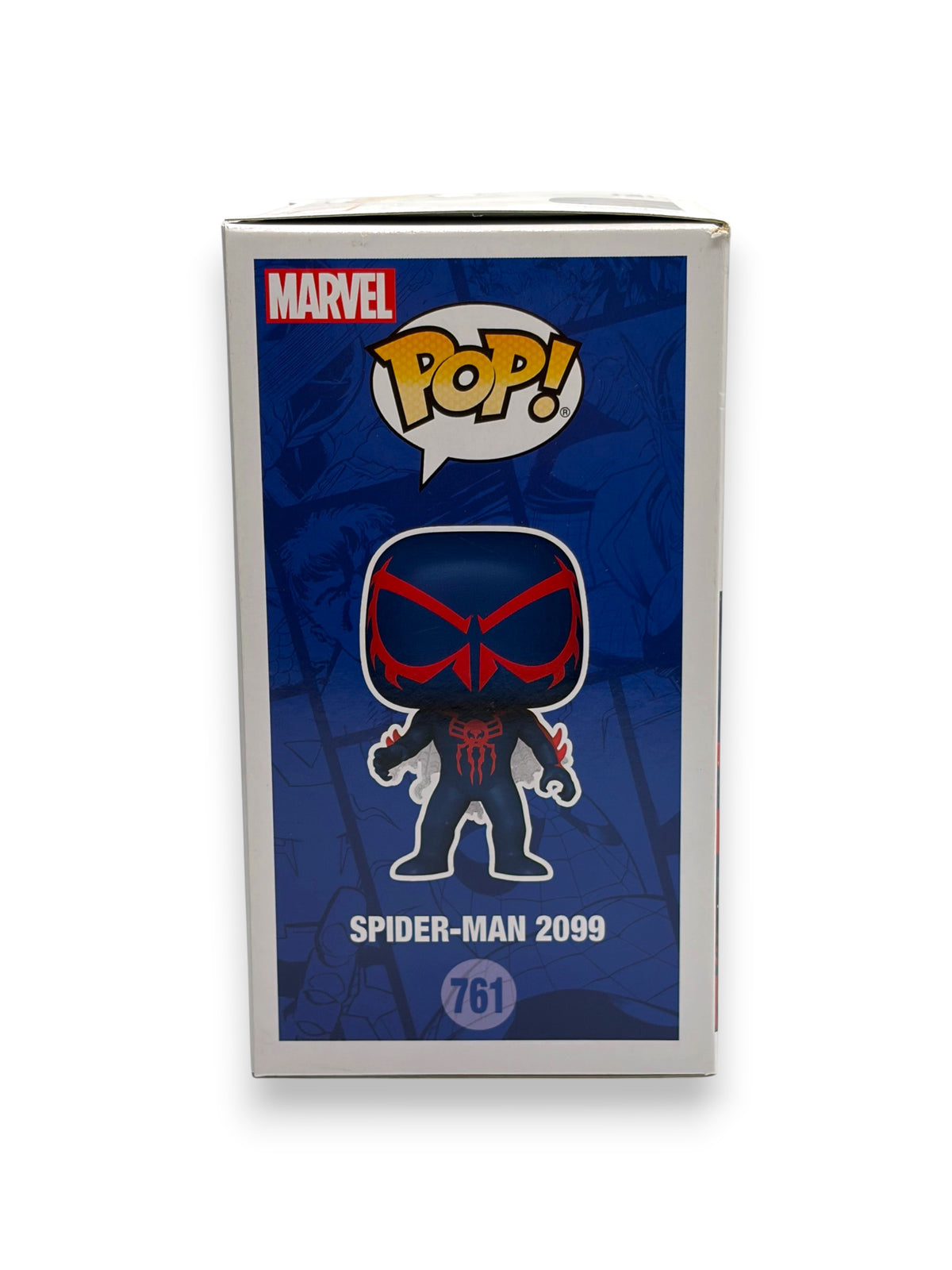 Lowkey Stock Funko Pop! Marvel Spider-Man 2099 #761 vinyl figure in original box, 2021 Spring Convention Exclusive.