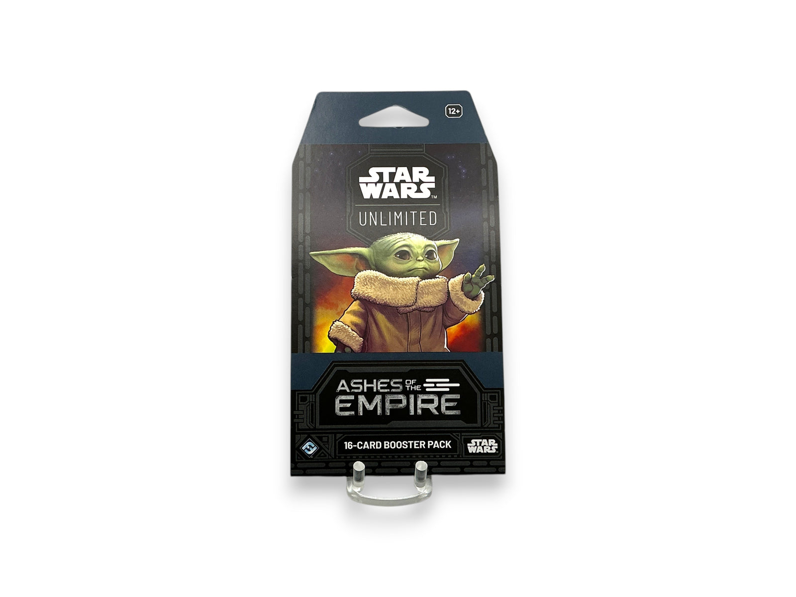 Lowkey Stock Star Wars Unlimited Ashes of the Empire 16-card sleeved booster pack featuring Grogu illustration
