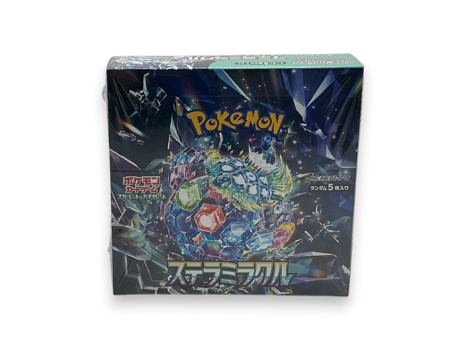 Lowkey Stock sealed Pokemon Card Booster Box Stellar Miracle Japanese sv7 featuring Terapagos artwork