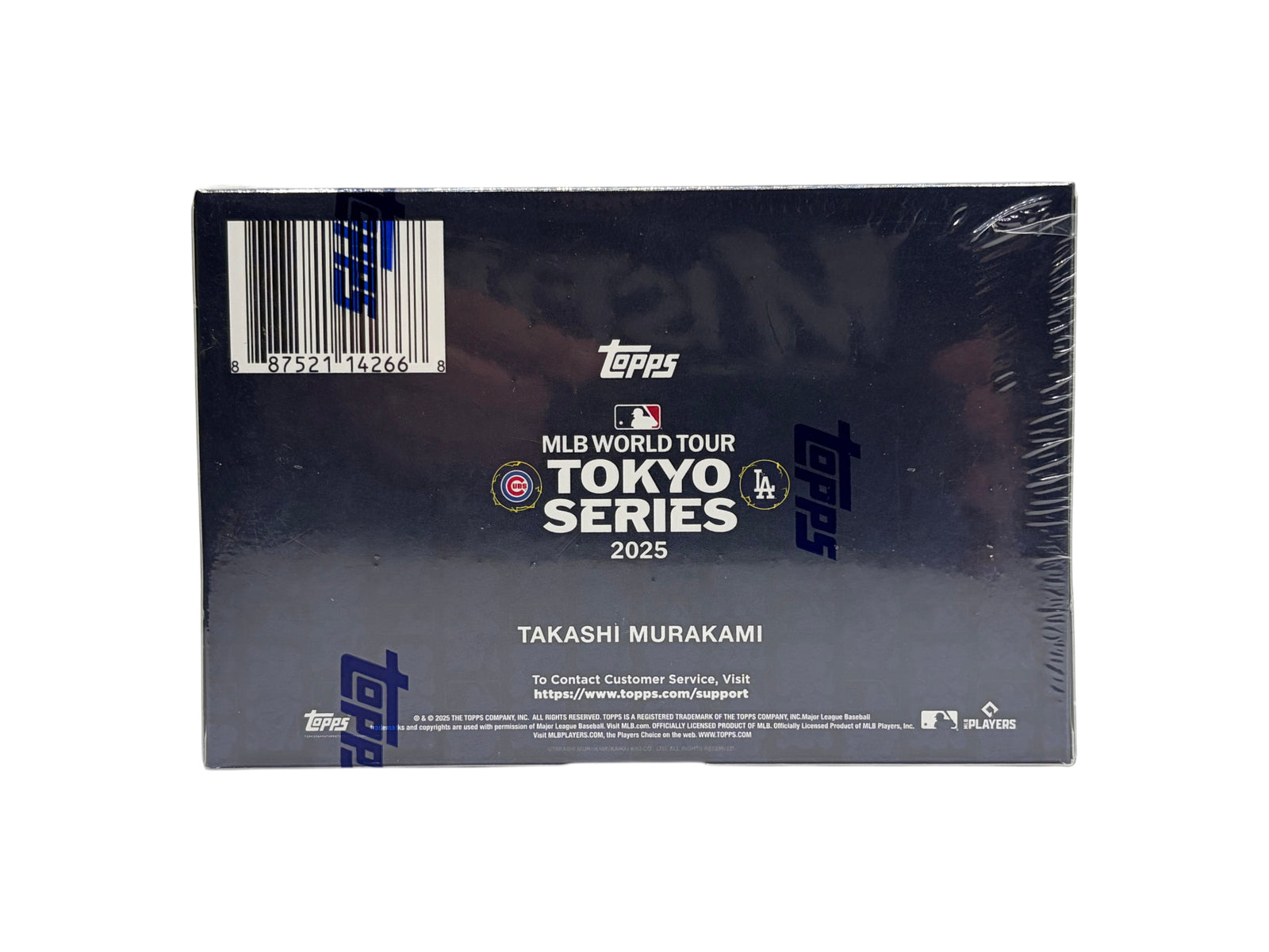 Lowkey Stock factory sealed 2025 Topps MLB World Tour Tokyo Series trading card box featuring Dodgers and Cubs branding