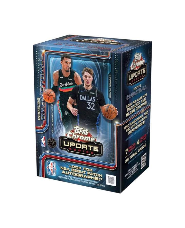 2025-26 Topps Chrome Updates Basketball Blaster Box