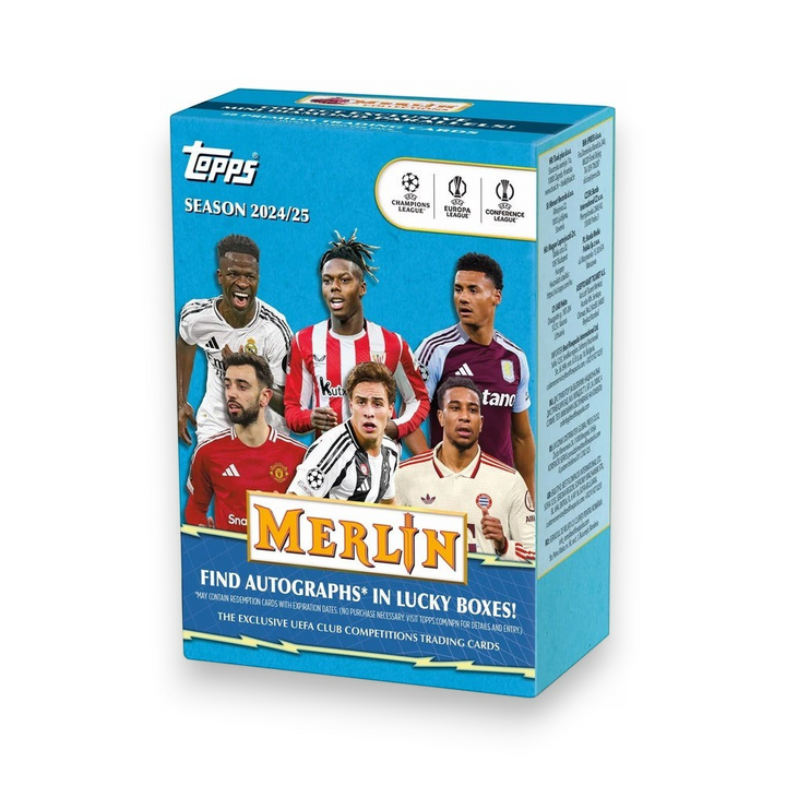 2024–25 Topps Merlin UEFA Club Competitions Soccer Blaster Box