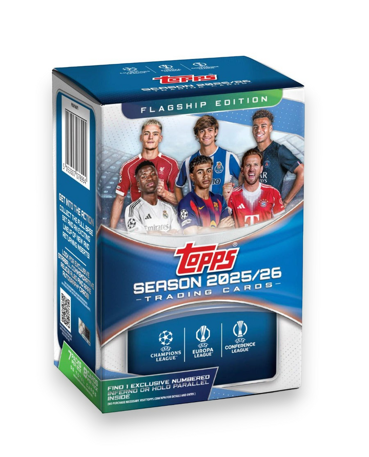 2025-26 Topps UEFA Club Competitions Soccer Hobby Box