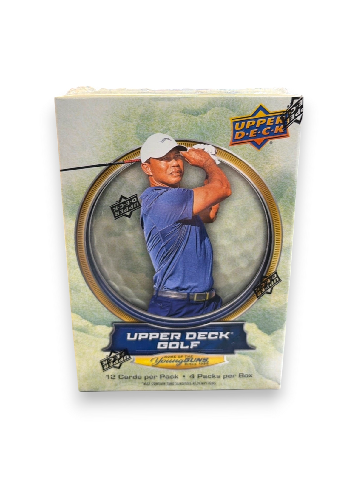 Lowkey Stock Upper Deck Golf 2026 trading card blaster box featuring a golfer on the packaging
