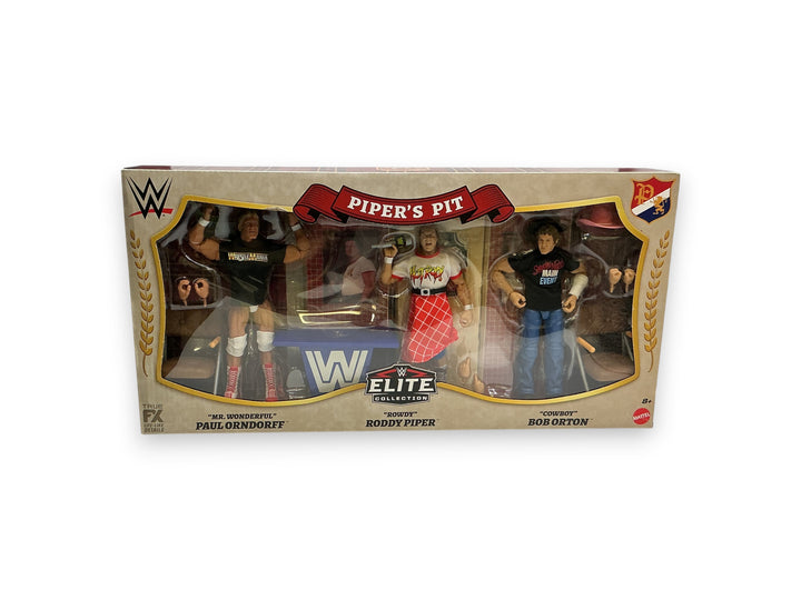WWE Elite Piper's Pit 3-Pack: Orndorff, Piper, & Orton Wrestling Action Figures
