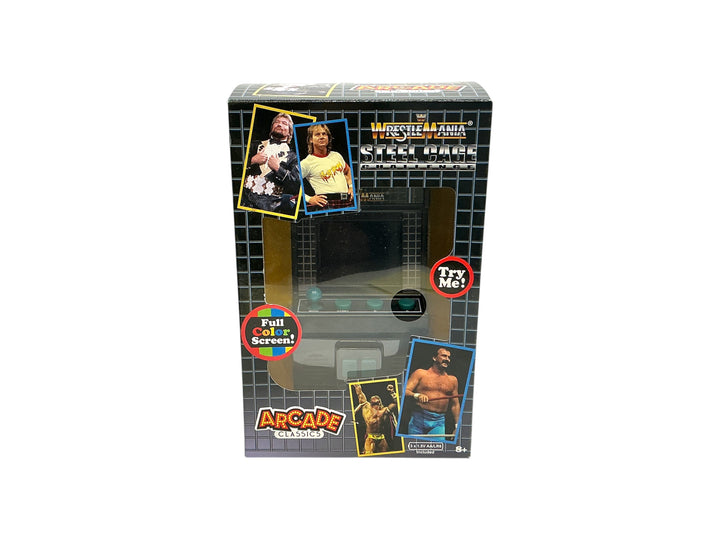 WWE Mini Arcade Classics Wrestlemania Steel Cage Challenge New