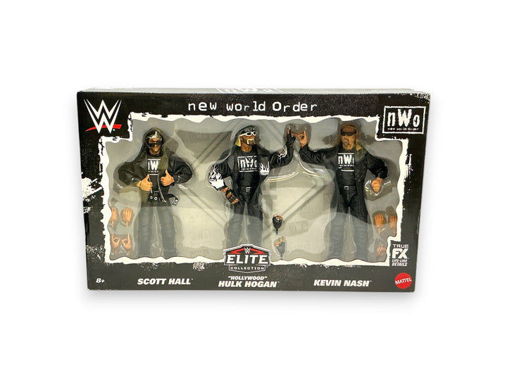 WWE Elite NWO 3 Pack Scott Hall Hulk Hogan Kevin Nash Mattel Wrestling Figures