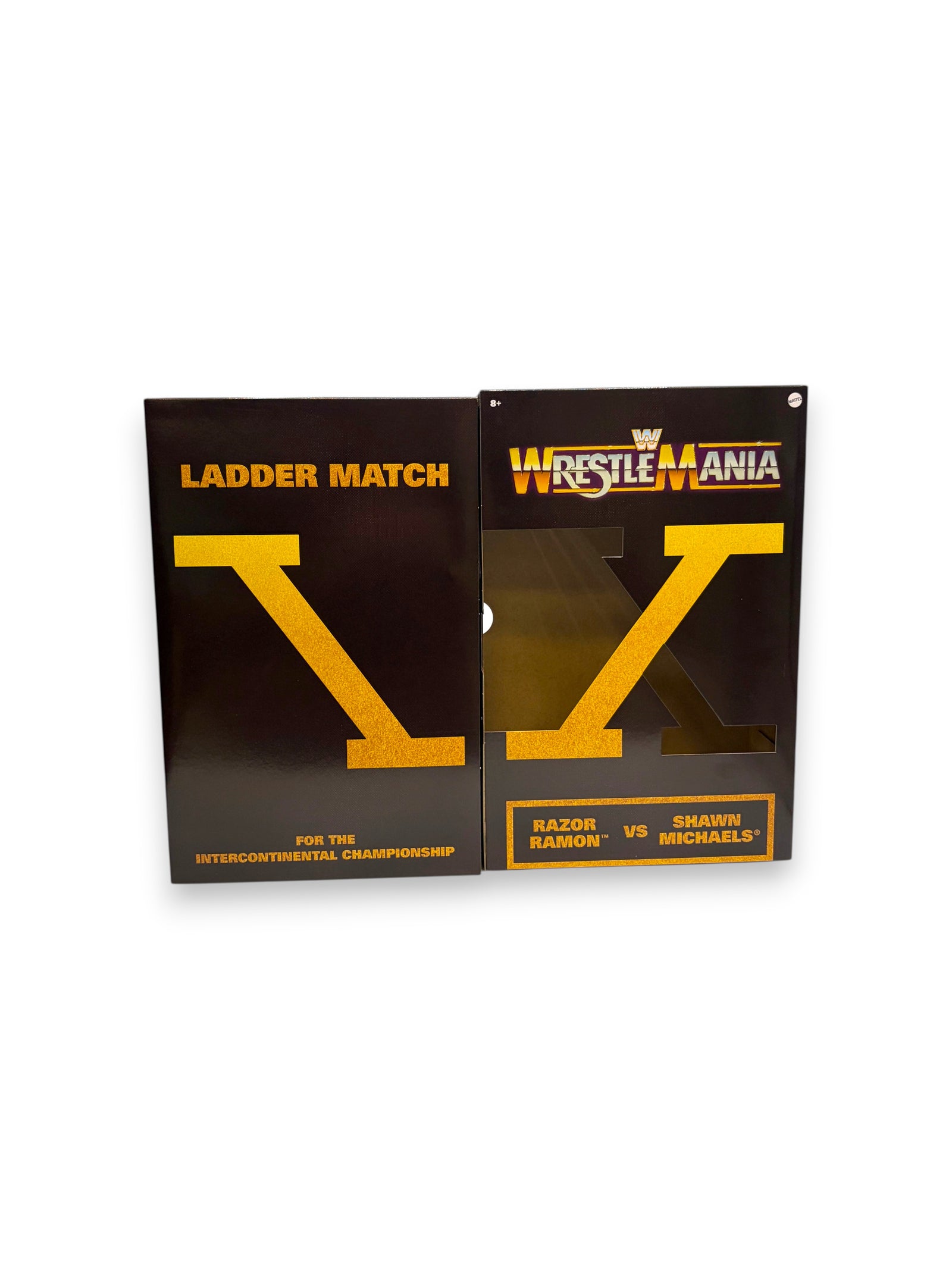 Lowkey Stock WWE Elite Wrestlemania X Shawn Michaels and Razor Ramon 2-pack action figure collector box set
