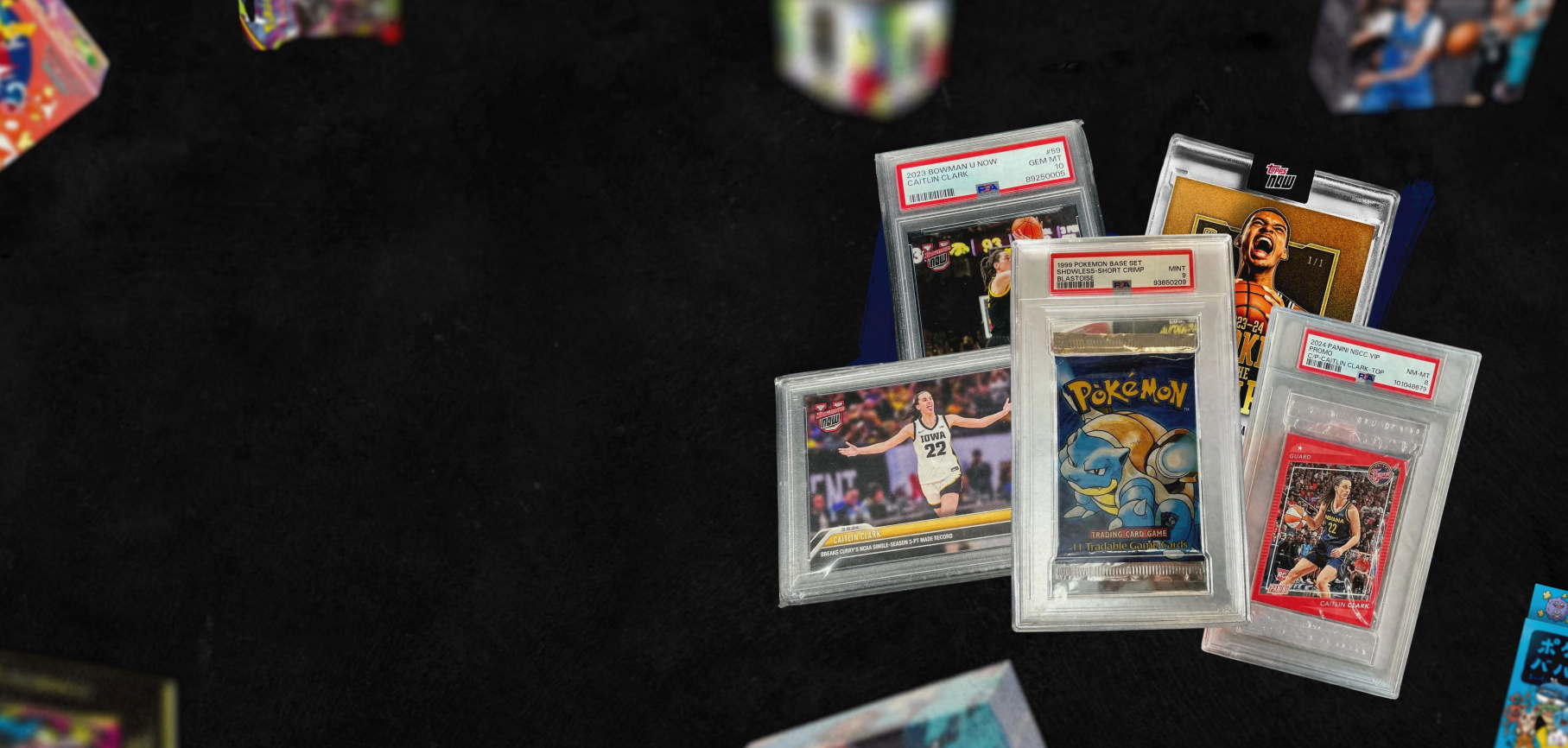 Graded trading cards and collectibles